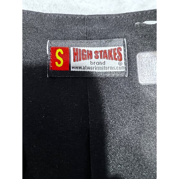 High Stakes S Gold & Black Patterned Vest women size small - Picture 3 of 5